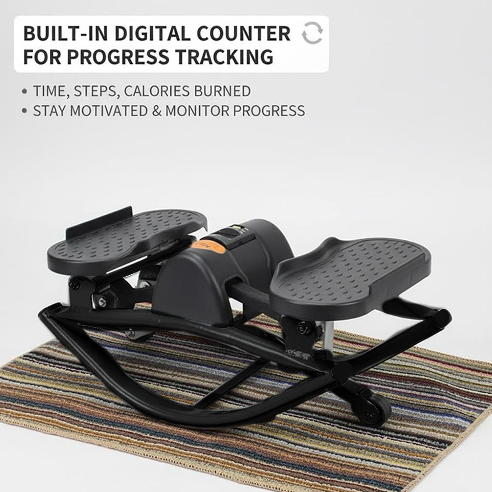 Home Gym Routine - Rock Stepper Exercise Equipment Portable Silent