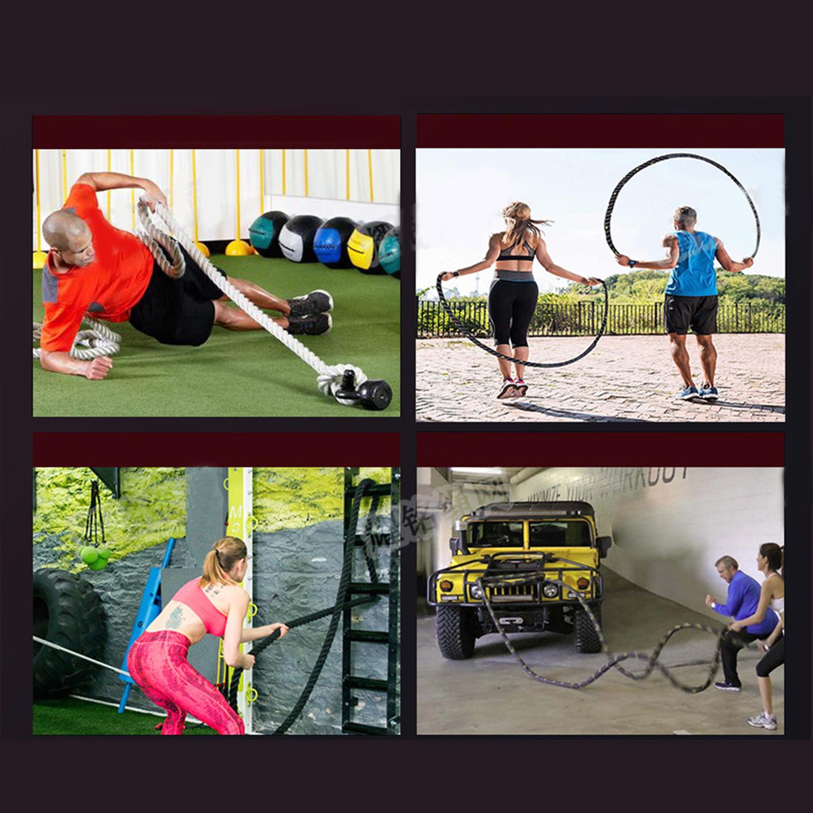 Heavy Skipping Rope Fitness Bo - Battle Rope Heavy recension och pris