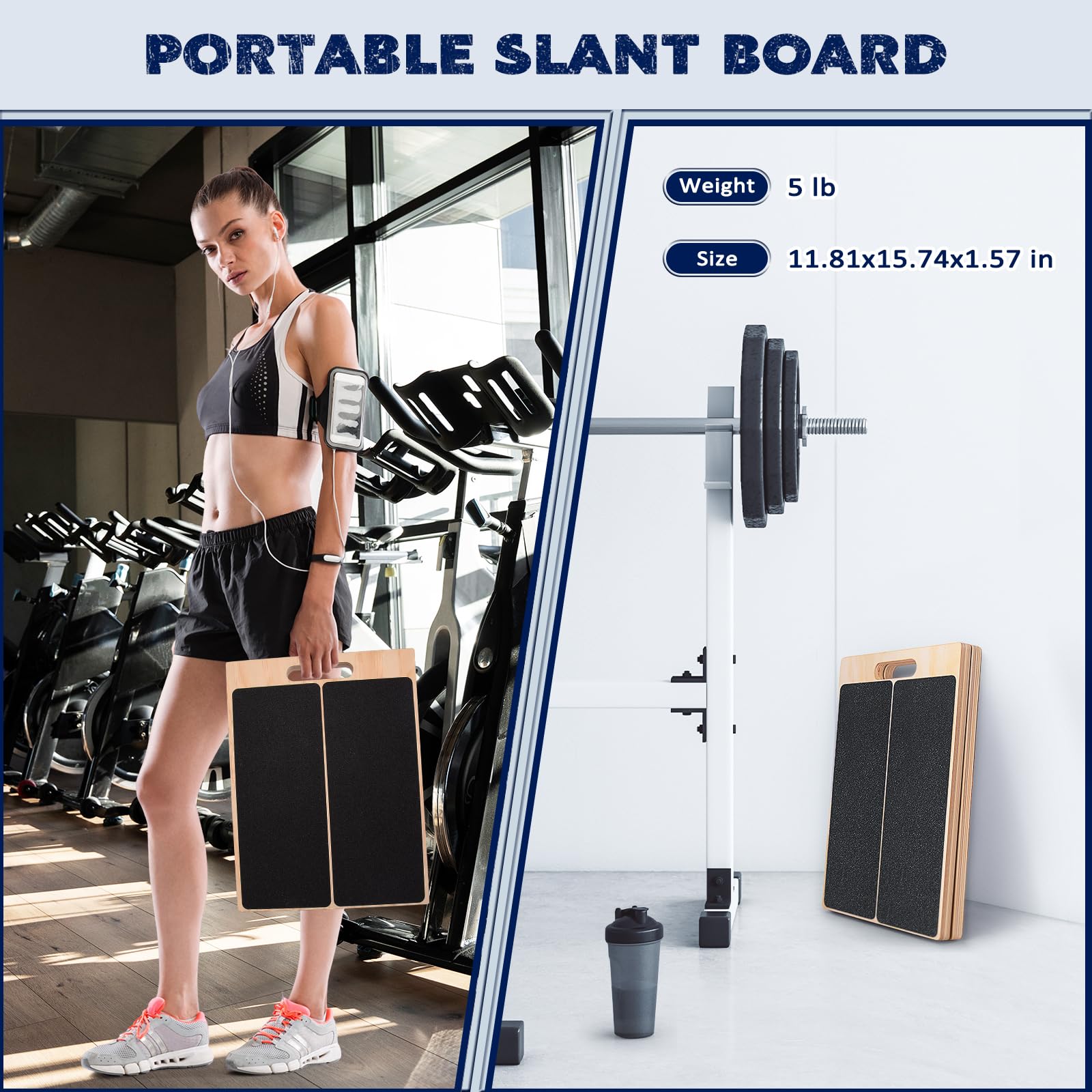 2‑in‑1 Wooden Balance Board &  - Leg Home Gym Workout recension och pris