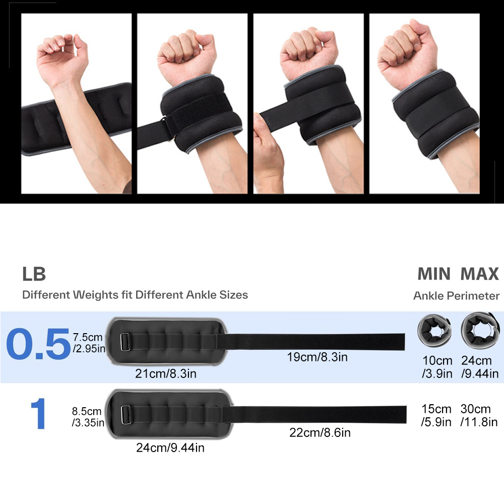 1Pair Wrist Weights, Ankle Wei - Leg Home Gym Workout recension och pris