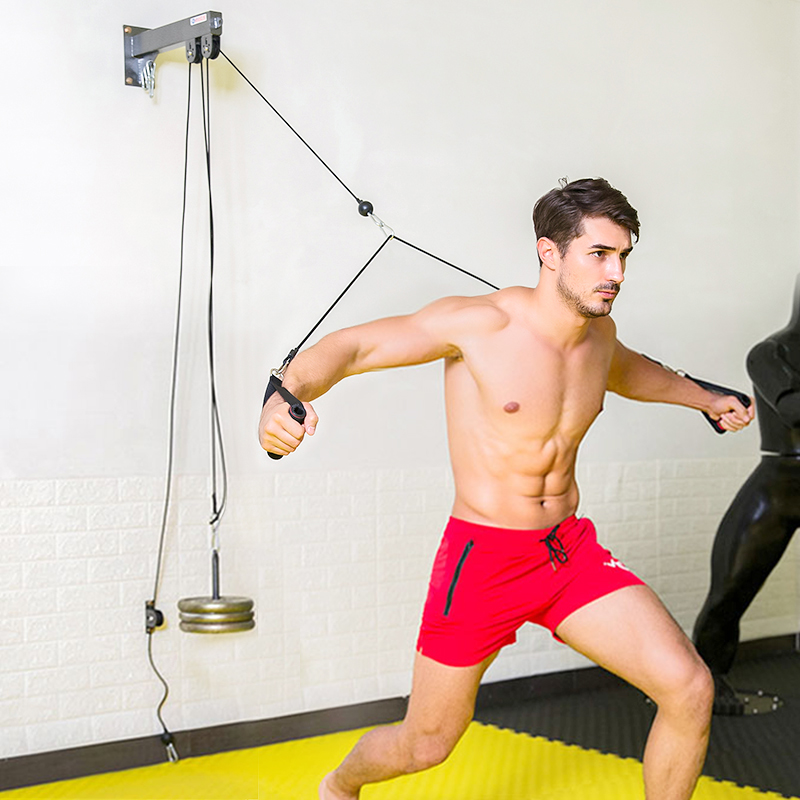 Universal DIY Pulley System Ca - Home Gym Equipment Set recension och pris