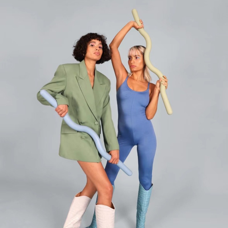 Weighted Pilates Bar with Sili - Home Gym Yoga recension och pris