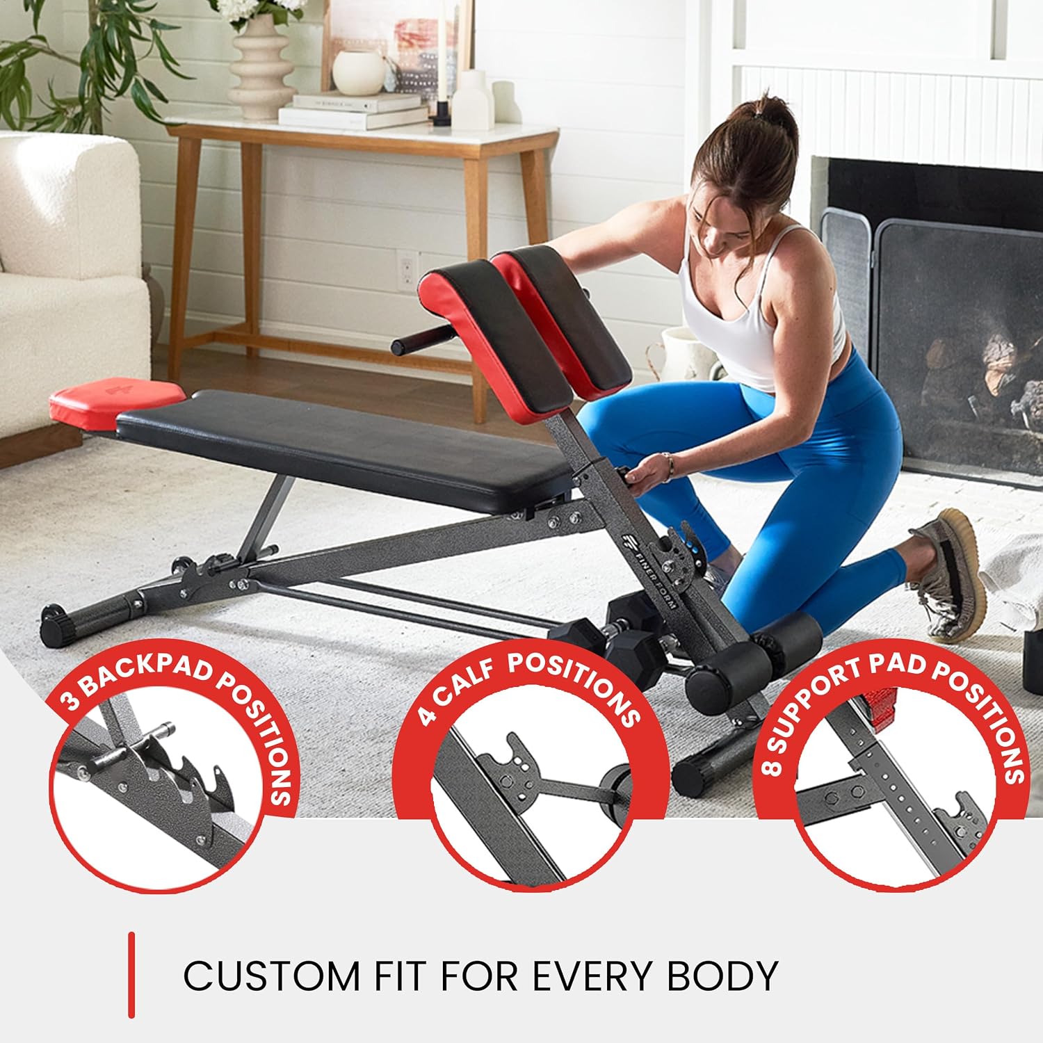 Multi-Functional Weight Bench  - All In One Gym Home Equipment recension och pris
